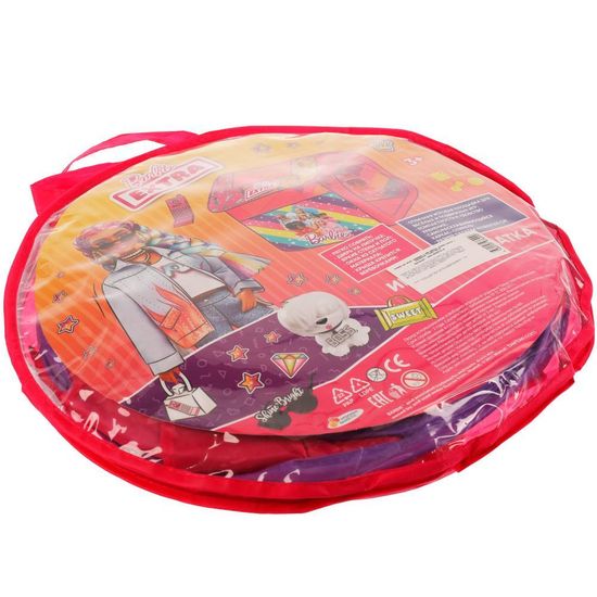 Палатка детская игровая БАРБИ 83х80х105см, в сумке Играем вместе