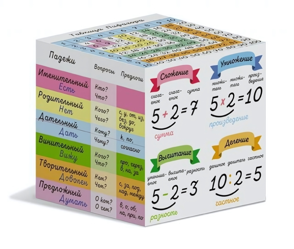 Кубик трансформер "Весело учиться" (Стеллар)