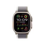Apple Watch Ultra 2, 49 мм, корпус из титана, ремешок Trail цвета «зелёный/серый»