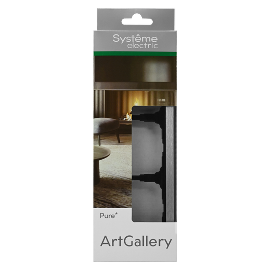 Рамка 3-м ArtGallery Pure метал. алюм. SE GAL312103