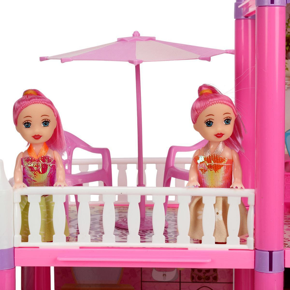 Дом для куклы с мебелью, коробка DSJ588-1