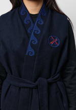 Жилет шерстяной OYU TOLQYN DARK BLUE