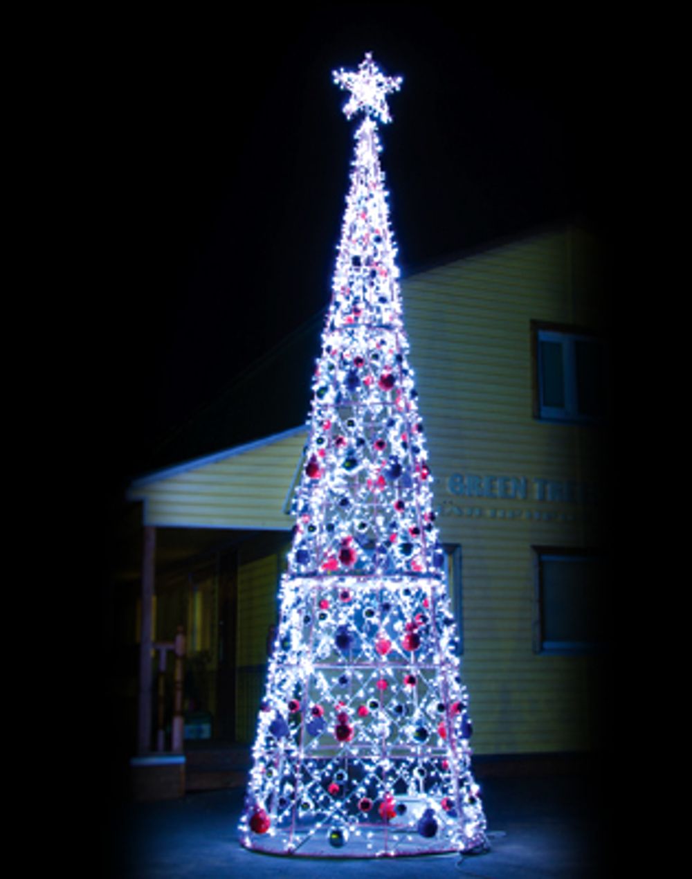 Светодиодная конструкция елка-конус "Карнавал"