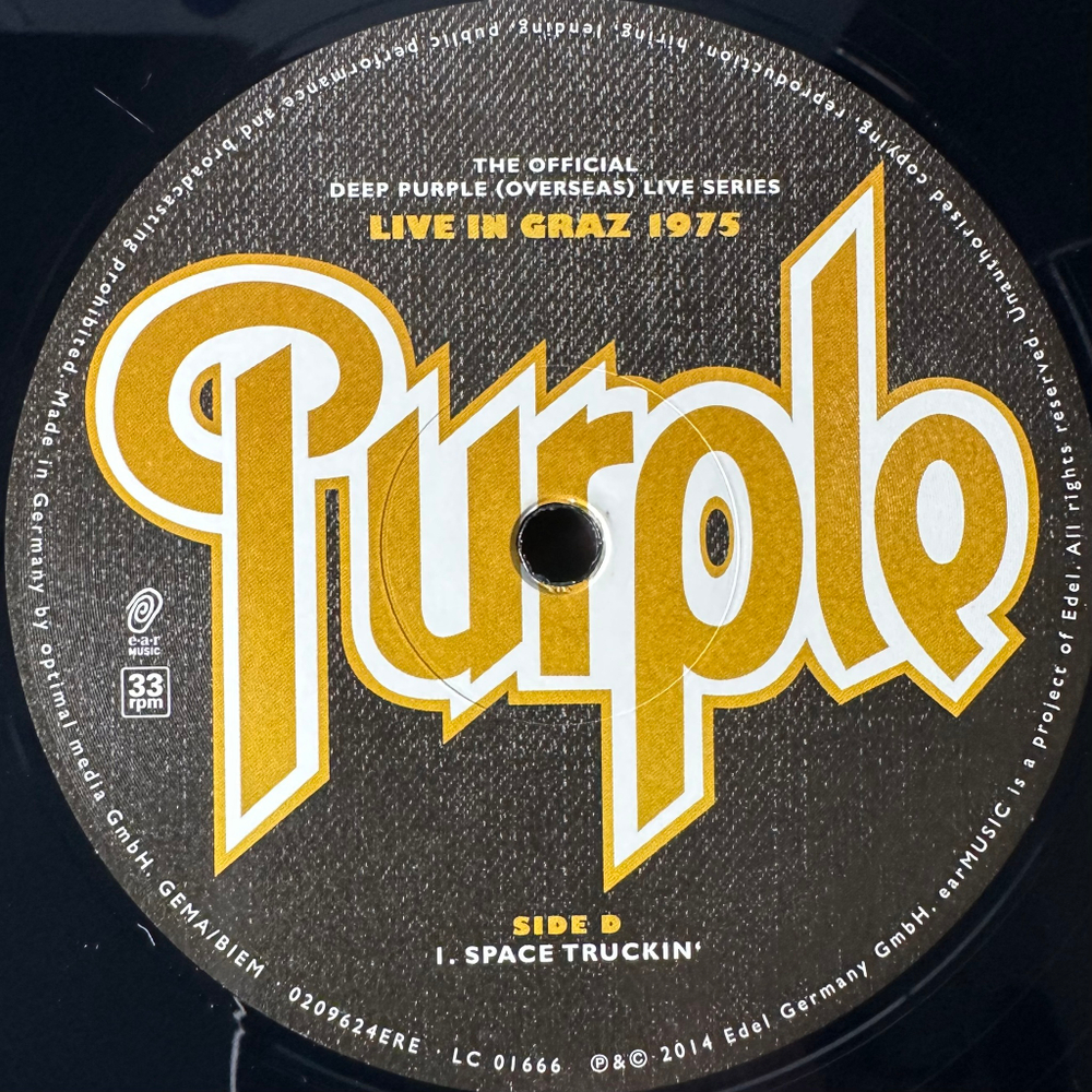 Deep Purple ‎– Live In Graz 1975 2LP (Германия 2014г.)