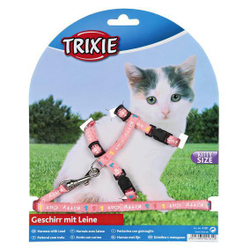 Trixie Шлейка для котят с рисунком нейлон 4181