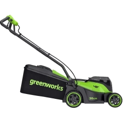 Аккумуляторная газонокосилка Greenworks GD24X2LM361K2 (2 x 2 Ач, ЗУ) 2520707U2A