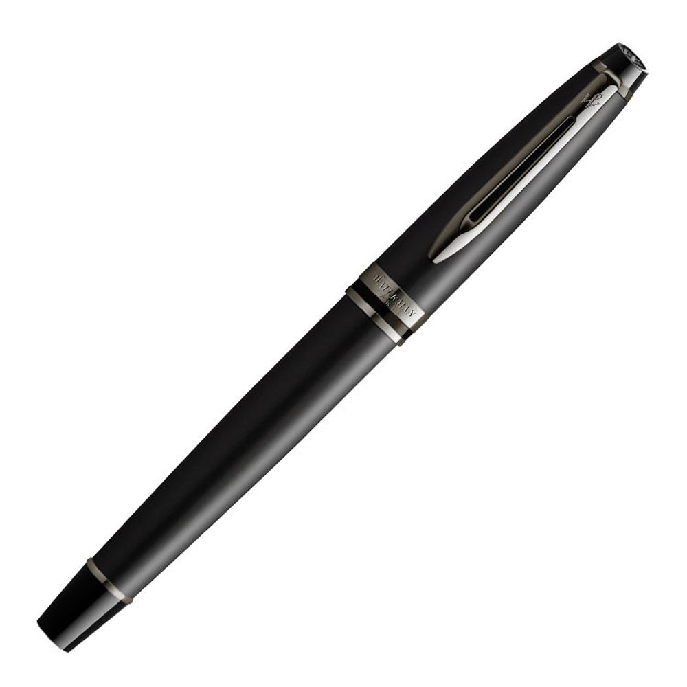 Перьевая ручка Waterman Expert DeLuxe Metallic Black (2119188)
