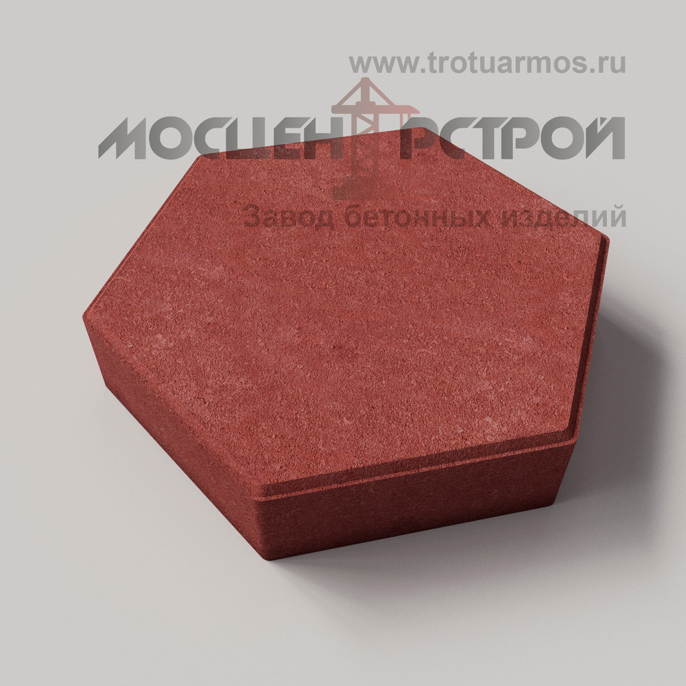 Тротуарная плитка Шестигранник 220х250х60