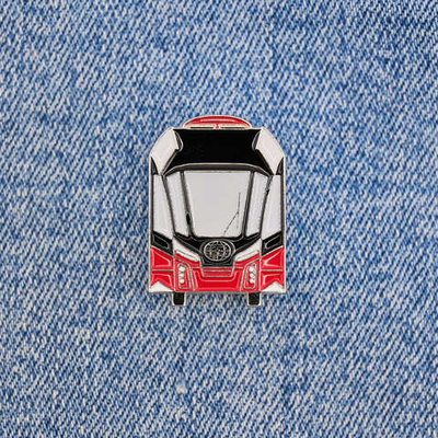 Значок трамвай 71-911ЕМ Львёнок Череповец