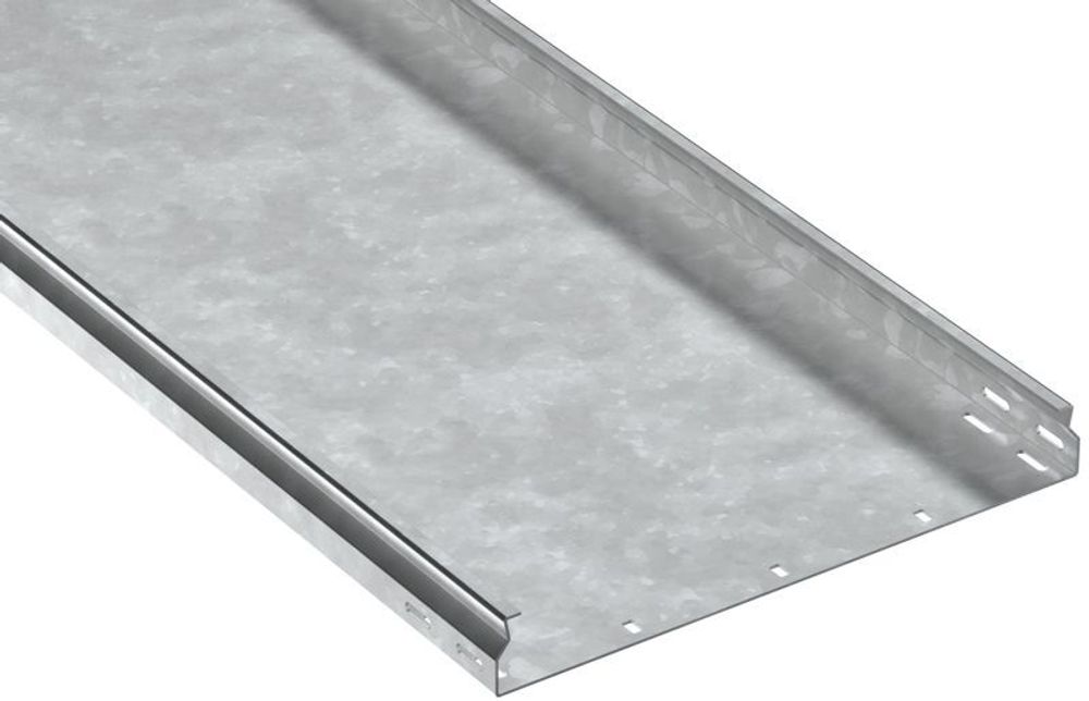 Лоток листовой неперфорир. 50х400 L2000 сталь 2.0мм HDZ ESCA 7 IEK CLN10-050-400-200-2-HDZ