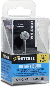 Шлифовальная головка Kutzall, шарообразная, D9.5мм, Coarse (Original), хвостовик 3,1мм