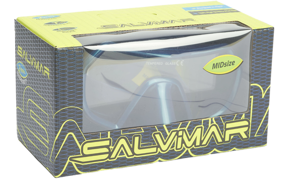 Маска Salvimar ENDLESS, Ярко-синий, АНТИФОГ