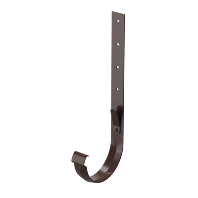 Кронштейн желоба металлический Lux, шоколад