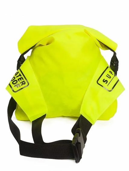 Гермосумка поясная Sargan Скелетон-Кенга+SUP желтый флуор