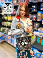 Сумка плюшевая шоппер для подростка сумочка через плечо