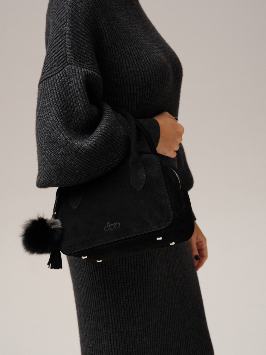 Замшевая сумка DBR 31348 черный