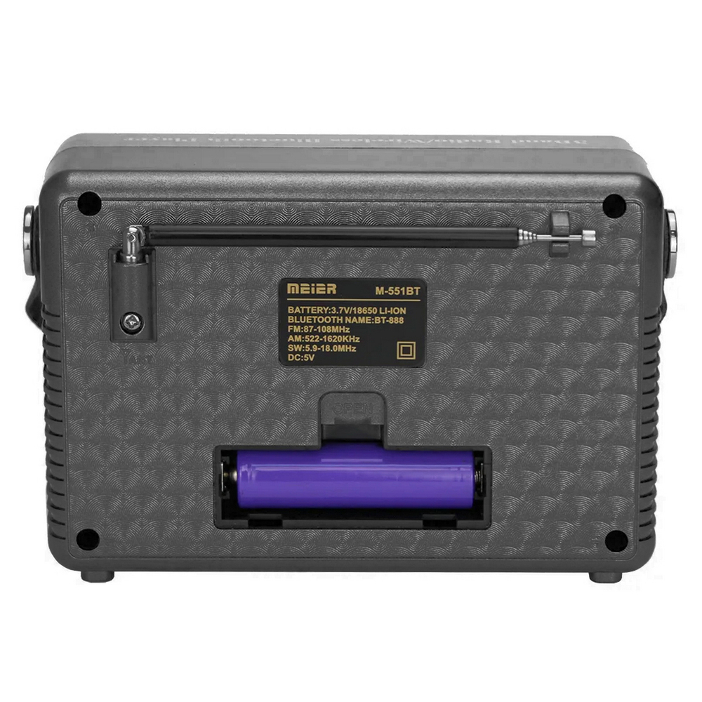 Радиоприемник Meier M-551BT+MP3 плеер+Bluetooth