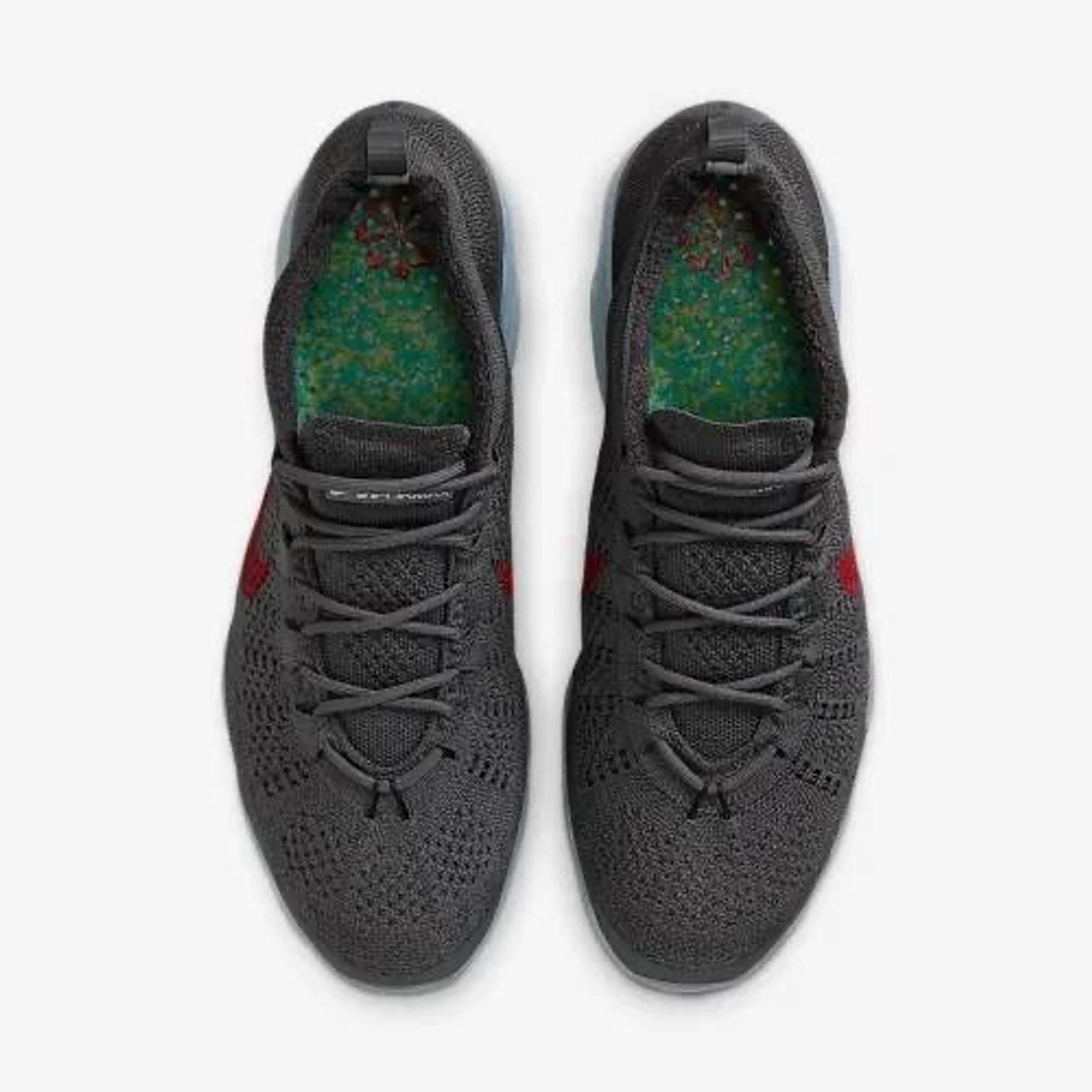 Nike Air VaporMax 2023 Flyknit Dark Grey Gym Red