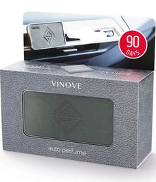 СИЛЬВЕРСТОУН темная кожа, дизайнерский ароматизатор для автомобиля Silverstone Leather Eclipse, Vinove