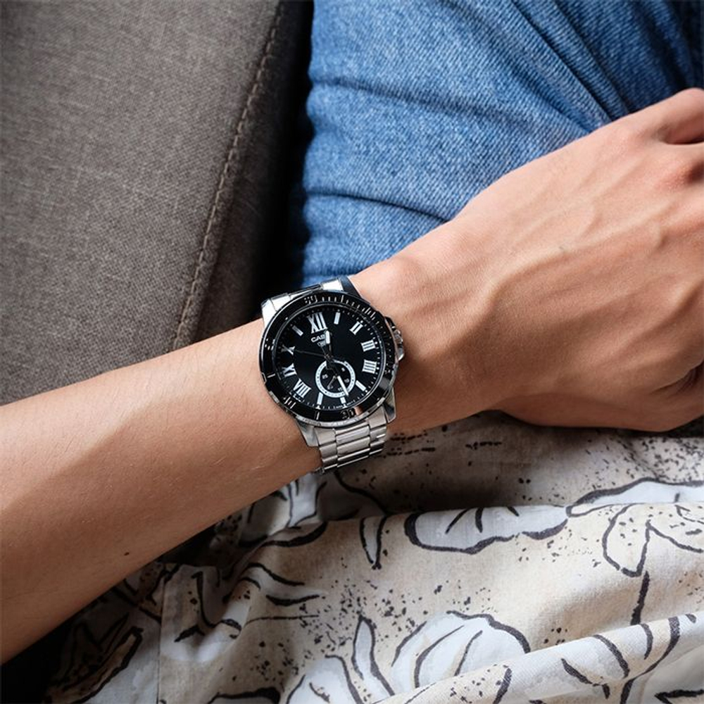 Мужские наручные часы Casio Vintage MTP-VD200D-1B