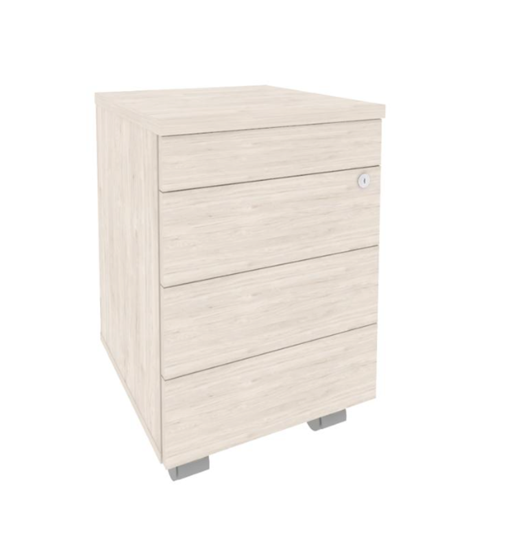 Тумба мобильная 3 ящика TIP-ON Onix Direct