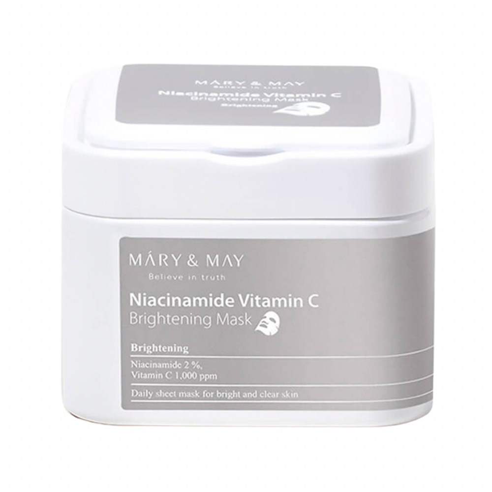 Mary&May Niacinamide Vitamin C Brightening Mask 30шт