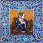 Принт-И23 Ткань с нанесенной авторской схемой Святой Спиридон (+инструкция)