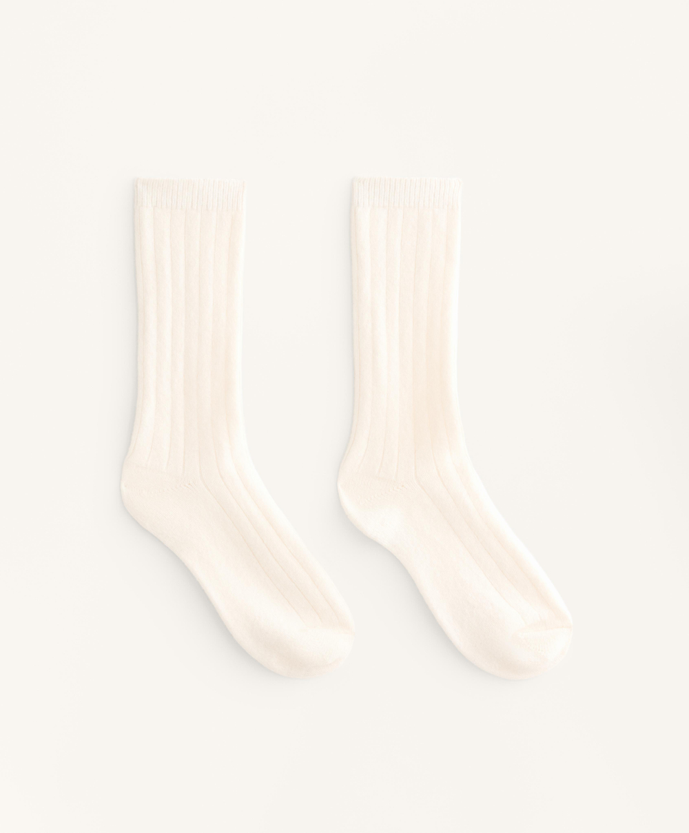 Oysho Носки из смесового кашемира, экрю