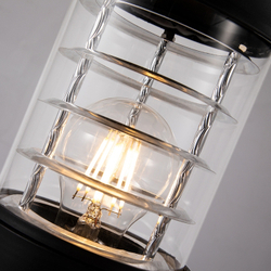 Уличный наземный низкий светильник Arte Lamp A5217FN-1BK