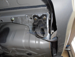 Фаркоп оцинкованный Galia T060A для Toyota Corolla седан 2007-2013(паспорт и сертификат в комплекте)(без электрики)
