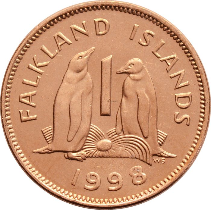 1 пенни 1998 Фолклендские острова