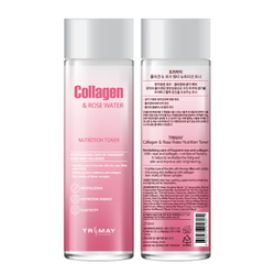 Trimay Collagen & Rose Water Nutrition Toner тонер с экстрактом прованской розы и коллагеном