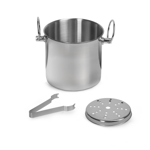 ВЕДРО для льда d=126/119мм h=113 нерж