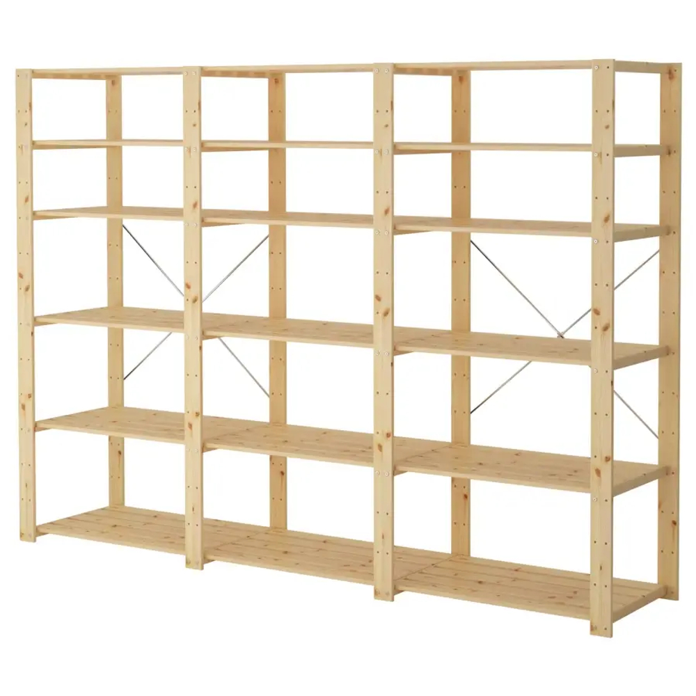 Стеллаж - IKEA HEJNE, 230х50х171 см, сосна, ХЕЙНЕ ИКЕА