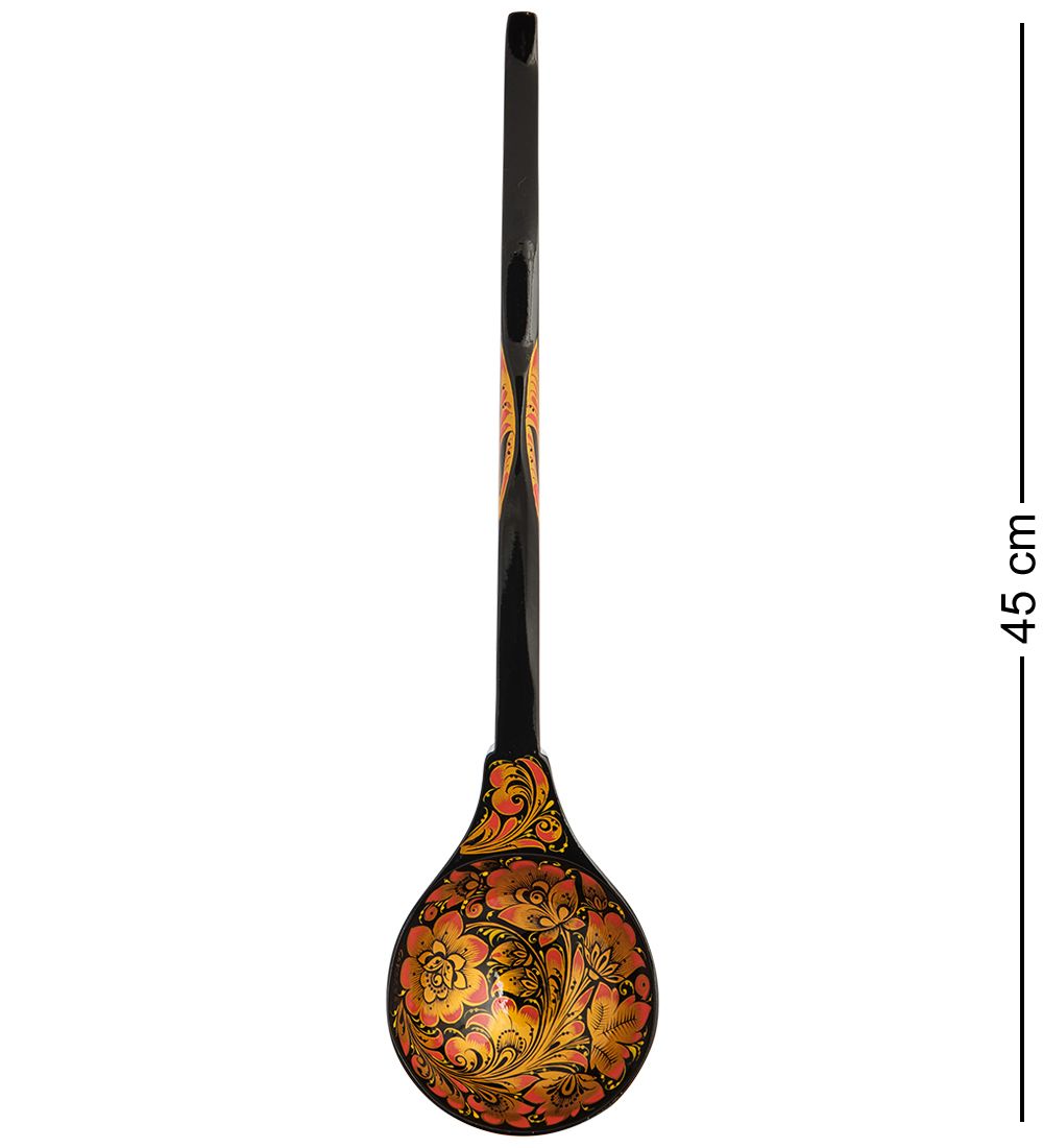 Народные промыслы ХЛ-048/3 Ложка «Подарок рыбаку» (Хохлома)