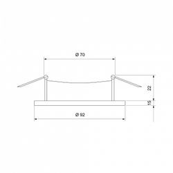 Встраиваемый светильник Elektrostandard Solar a053344