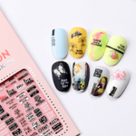 Charmicon 3D Silicone Stickers №133 Фразы