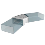 Уголок вентиляционный пластик, плоский, d120 мм, 60 мм, разноугловой, Эра, 612КРП