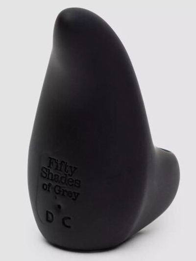 Черный вибратор на палец Sensation Rechargeable Finger Vibrator (Цвет: черный)