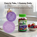 21st Century, VitaJoy®, жевательные пребиотики и пробиотики, с ягодным вкусом, 60 жевательных таблеток