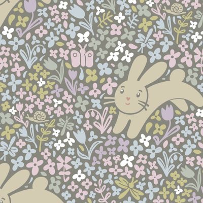 Зайчата на полянке