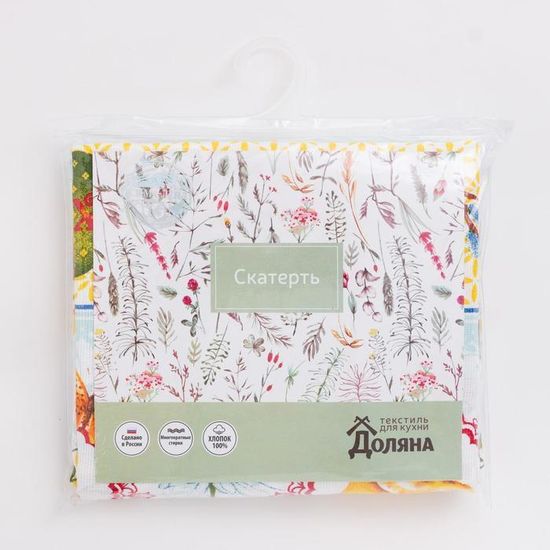 Скатерть "Пасха", 180 * 144 см, 100 % хлопок, рогожка