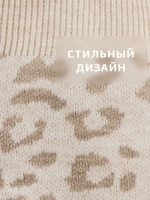 Шапка шлем детская зимняя вязаная