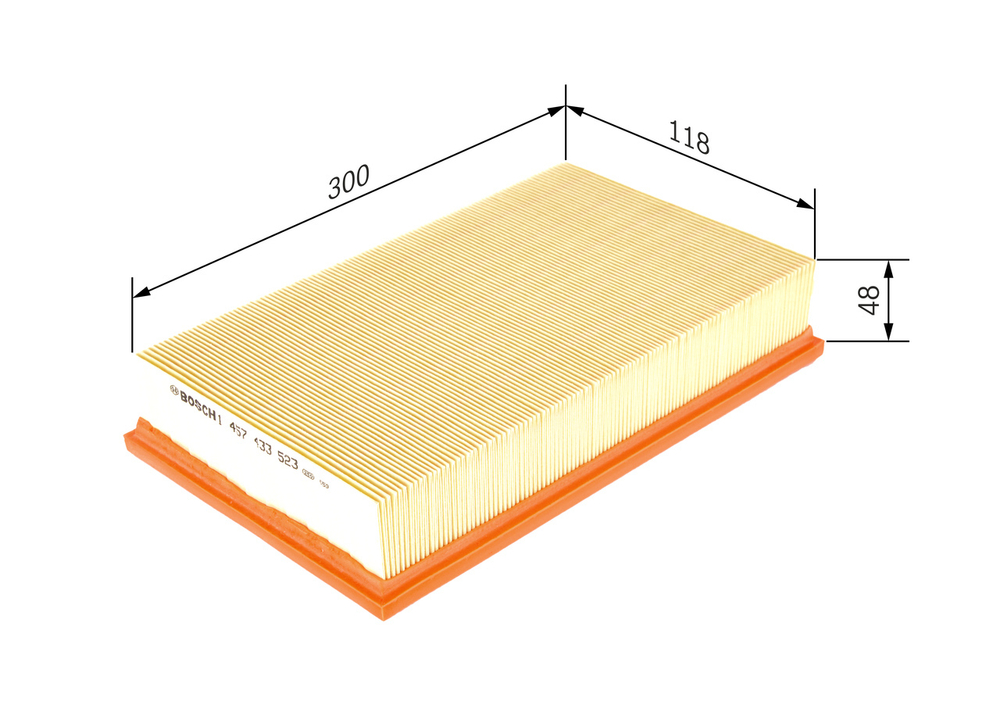 BOSCH - 1457433523-BOC - Air Filter