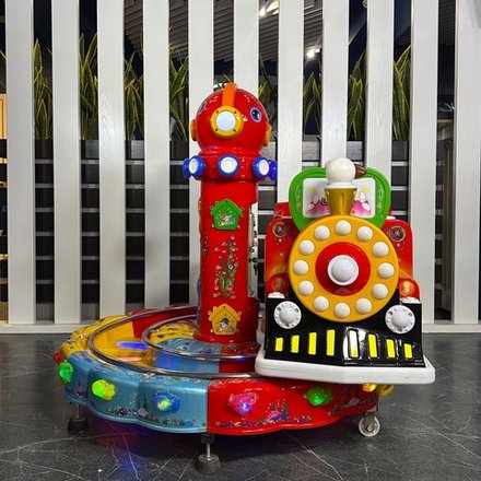 Мини карусель аттракцион поезд для игровой зоны «Паровозик NEW»