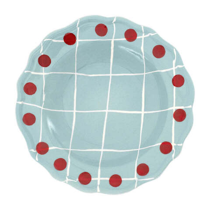 Тарелка суповая Bitossi Home Quadri Azzurro (23 см)