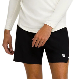 Мужские теннисные шорты Wilson Tournament V2 7" Unlined - черный