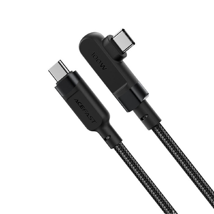 C5-03 USB-C to USB-C 100W right angled aluminum alloy charging data cable