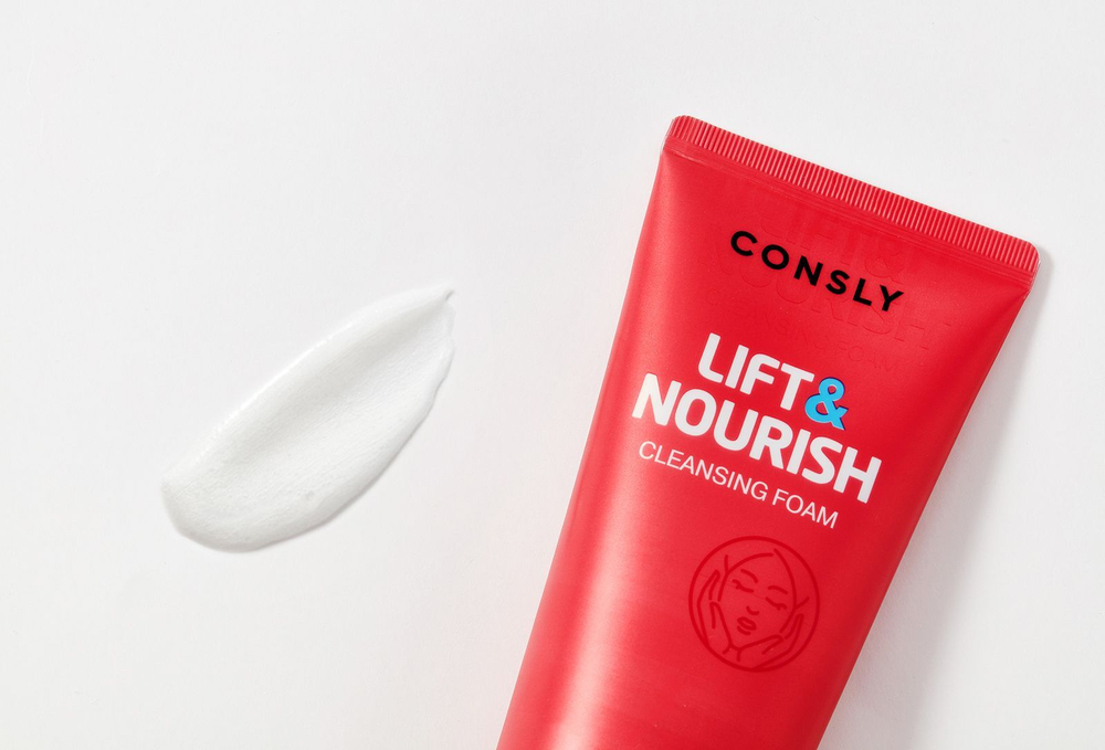 Consly Пенка для умывания укрепляющая с пептидами - Lift&nourish cleansing foam, 120мл