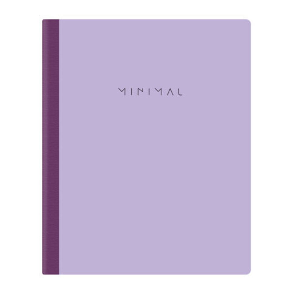 Тетрадь А5 96л. BRAUBERG на сшивке с корешком, клетка, обложка картон, Minimal, 405287